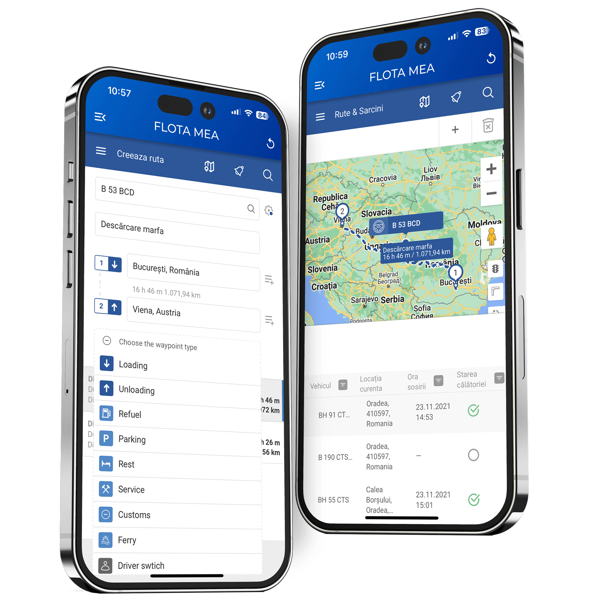 GPS monitoring Livestock transport